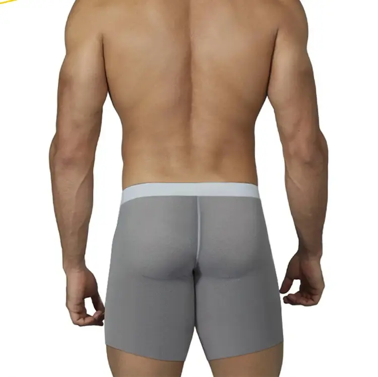 1/3 PCS Men Ice Silk Transparent Boxers 0.01 Ultra-thin Fabric See Through Underpants Seamless Underwear Boxer Shorts — image 20