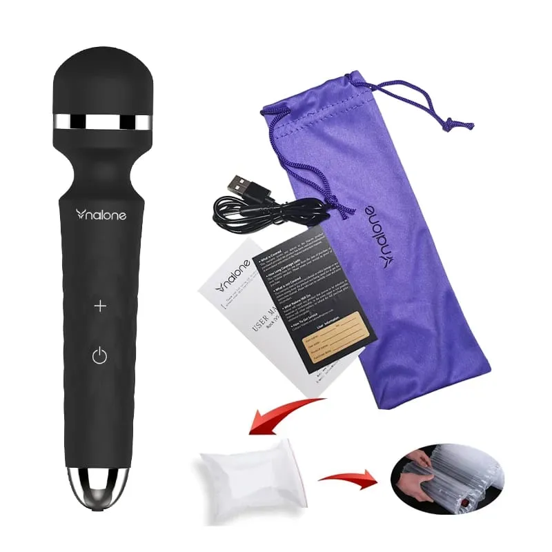 Nalone Powerful Clitoris Vibrator USB Recharge Magic Wand AV Vibrator Massager Sexual Product Erotic Sex Toys for Women Adult 18 — image 5