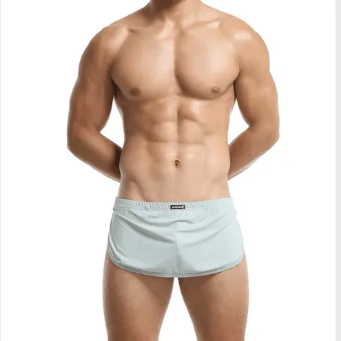 전면 및 후면 독립 투피스 실키 파자마 바지 도매 및 대외 무역 대리점 남성용 홈 속옷 — image 11
