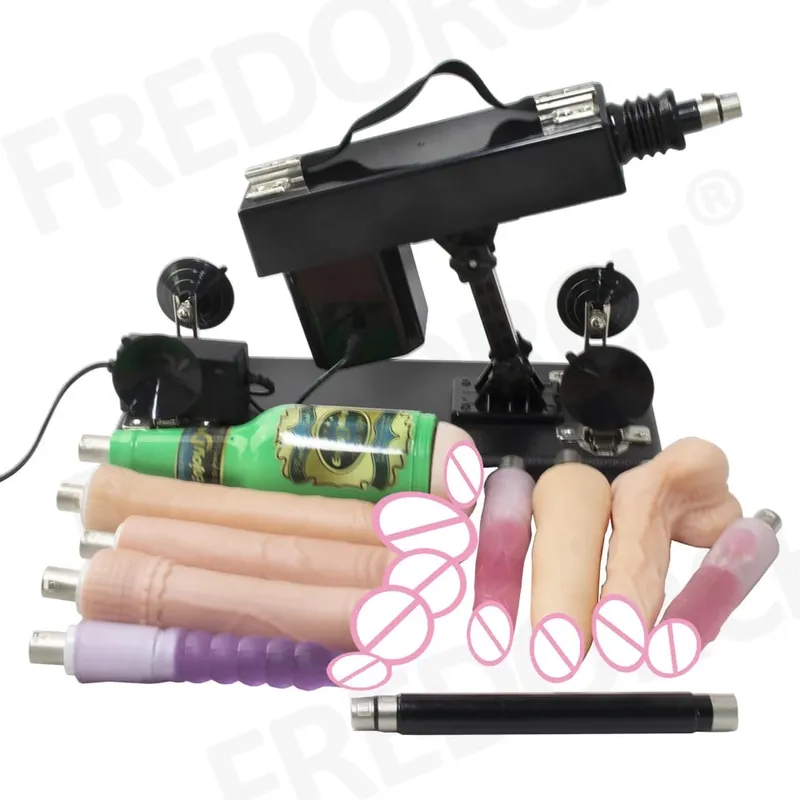 Sex Machine for Woman Adjustable Masturbating Pumping with 3XLR Accessories Sex Gun Love Machine for Men Adult Toys