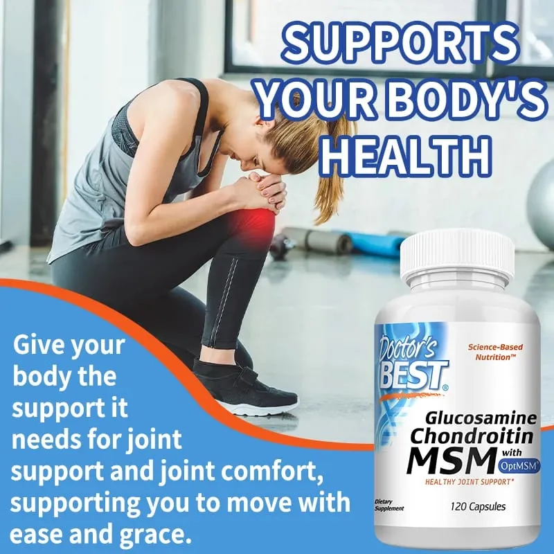 Glucosamine Chondroitin MSM with OptiMSM Joint Support Helps with Joint Mobility Overall Health — image 5