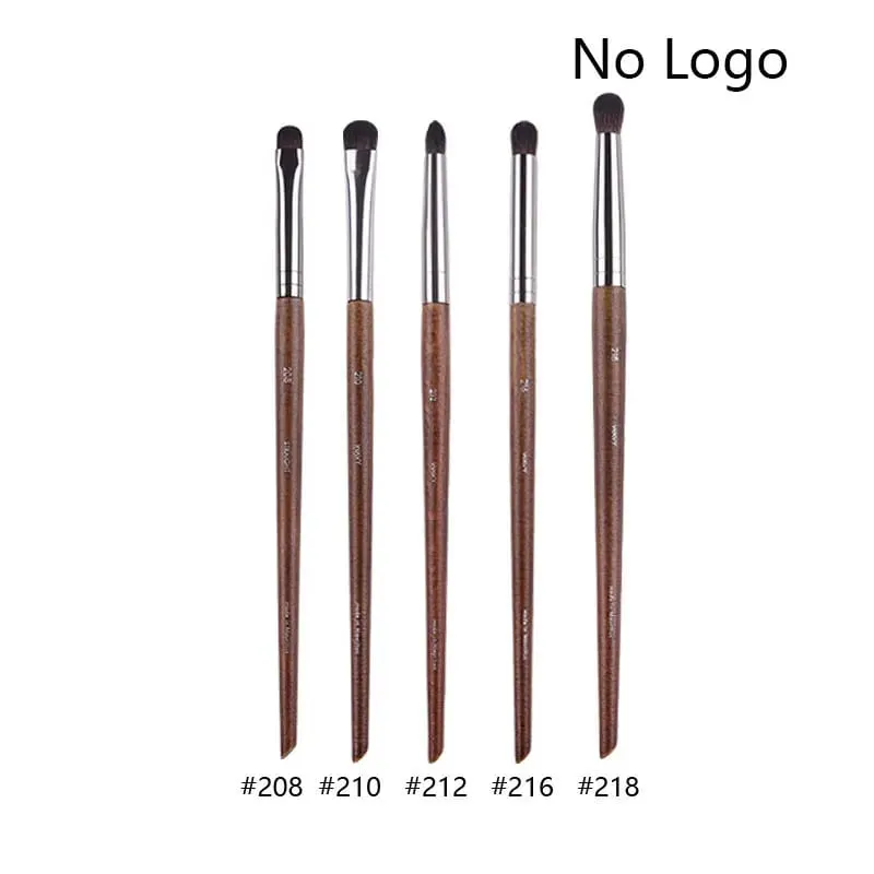 5pcs/set Natural Wood Eyeshadow Makeup Brushes Eye Detail Make Up Brush Concealer Crease Smudge Cosmetic tools Set Thin liner — image 10