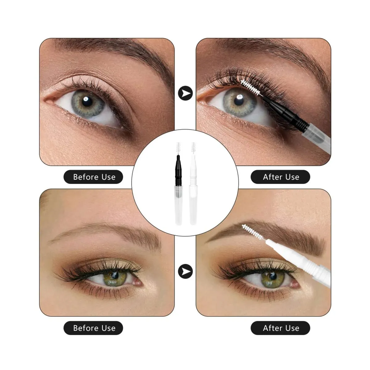 20Pcs Mini Eyebrow Brush Brow Perm Brush Disposable Brow Lifting Brushes Bendable Micro Eyelash Brush Applicators Makeup Tools — image 4