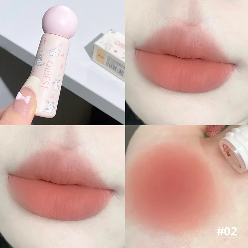 Nude Matte Lip Mud Waterproof Non-stick Liquid Lipstick Long Lasting Highly Pigmented Lipgloss Tint Korean Cosmetics
