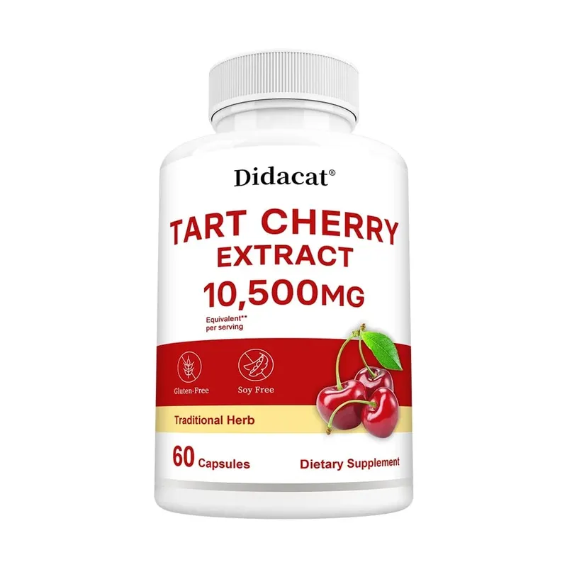Tart Cherry 10 500 Mg | Maximum Potency | Non-GMO Gluten-Free | Tart Cherry Juice Extract Joint Skin Health — image 8