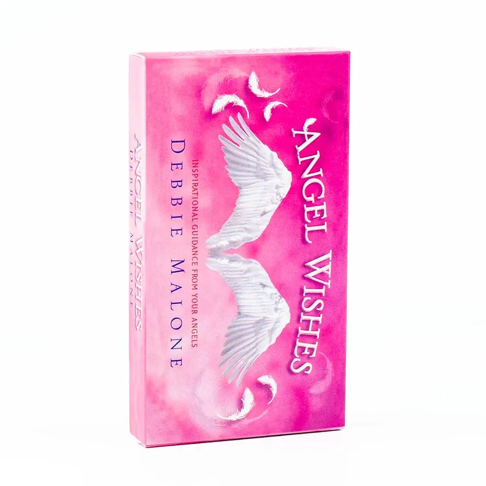 Angel Wishes Oracle Cards Juego de mesa de adivinación de visiones en inglés, baraja de 40 piezas para familiares y amigos, 11,1x6,1 cm — image 3