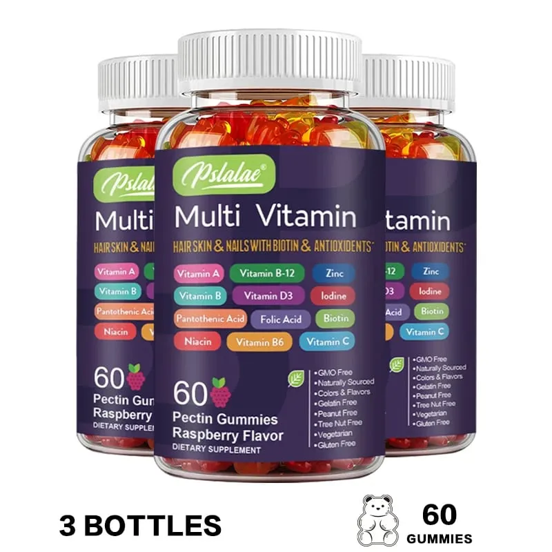 Multivitamin Gummies - with Vitamins and Minerals - Enhances Energy Levels Immune Support Antioxidant — image 10