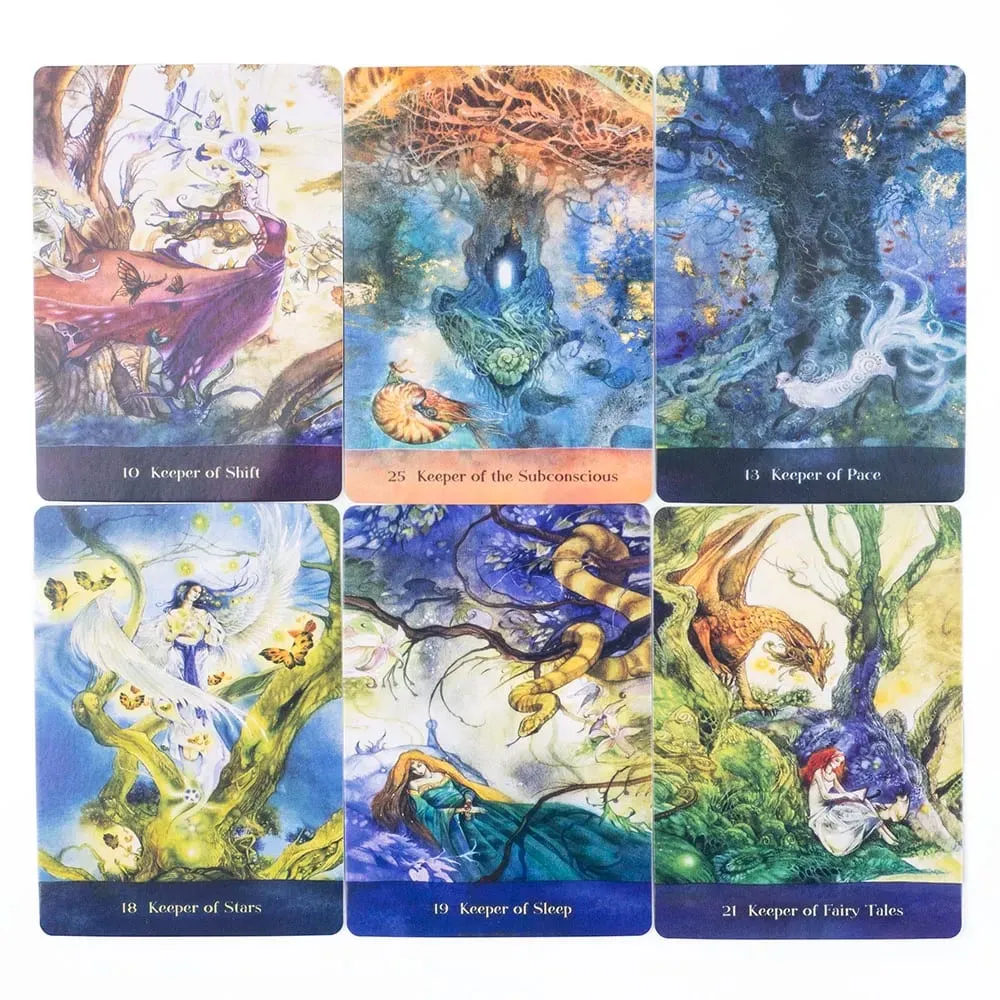 Tree Keepers Oracle 44 Card Deck Tarot Leisure Entertainment Card Family Gathering Divination Board Game Cards 10.4*7.4CM — image 5