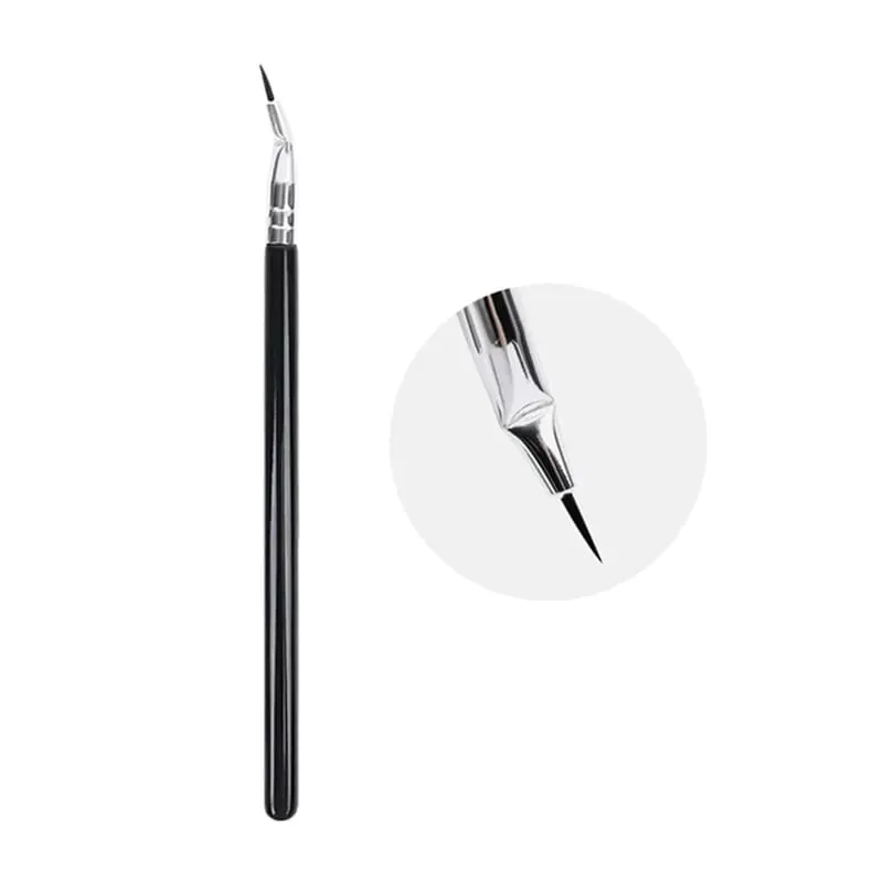 Bent Liner Makeup Brushes Angled Eyeliner Brush Fine Eyeliner Brushes Eye Contour Makeup Tool Eyeshadow Eye Brow Brushes Tool — image 8