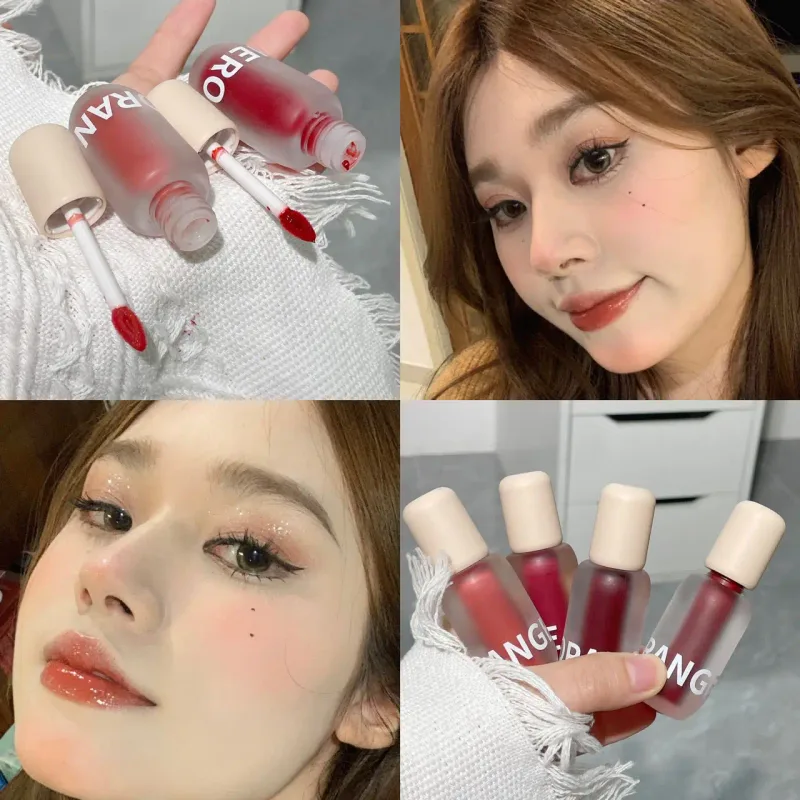 Matte Frosted Lip Gloss Long‑Wear Non‑Sticky Liquid Lipstick Moisturizing Pigmented Lip Tint Daily Makeup Cosmetic — image 6
