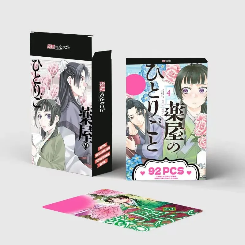 92pcs The Apothecary Diaries Cards Anime Lomo Card Small Card Games with Postcards Message Photo Gift Collection Cards Toy Gift — image 4