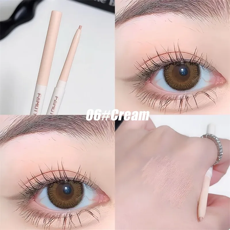 1PC Lying Silkworm Eyeliner Gel Pen Smooth Long Lasting Matte Eyeliner Waterproof Eye Liner Gel Pencil Quick Dry Korean Makeup — image 13