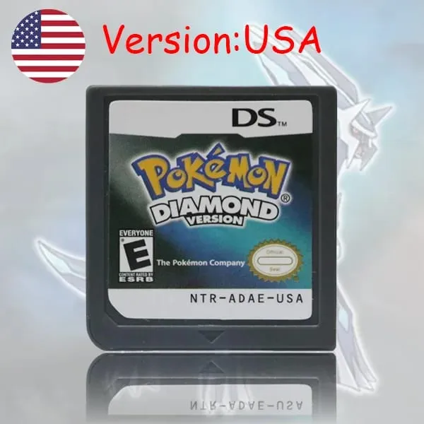 Kartrij Permainan NDS Siri Pokemon Platinum Pearl Diamond HeartGold SoulSilver Versi USA/EUR/FRA/ITA/NOE/AUS/ESP untuk NDS — image 5