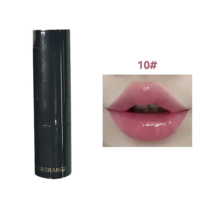 Lipstick Red Brown Lipstick Waterproof Moisturizing Mirror Lipstick Lip Gloss Natural Long-Lasting Makeup Valentine's Day Gift — image 16