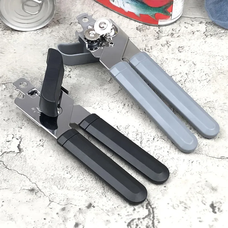 1 יחידות נירוסטה רב תכליתי מקצועי פותחן קופסאות שימורים ידני אומנות אחיזת בירה פותחן בקבוקים פותחן בקבוקים מטבח גאדג'טים — image 2