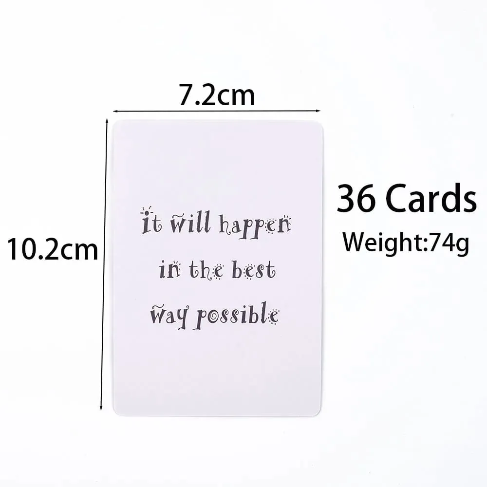 Answers Oracle Deck 36 Cards Messages Keywords and Meanings Family Gathering Divination Deck Tarot Board Playing Game Cards — image 4