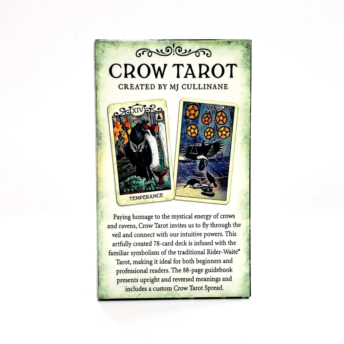 NEW Crow tarot cardsn A 78 Tarot Deck English version Divinatio fate Oracle Card Board Game for Adult with PDF Guidance — image 6