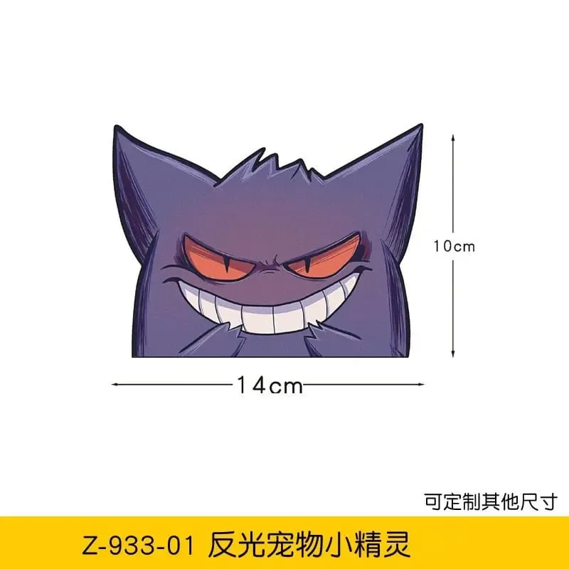 20 Arten Pokemon-Autoaufkleber, Anime-Figur, Pikachu, Gengar, Eevee, Charmander, niedliche Cartoon-Puppe, kreative Aufkleber, Geburtstagsgeschenke — image 12