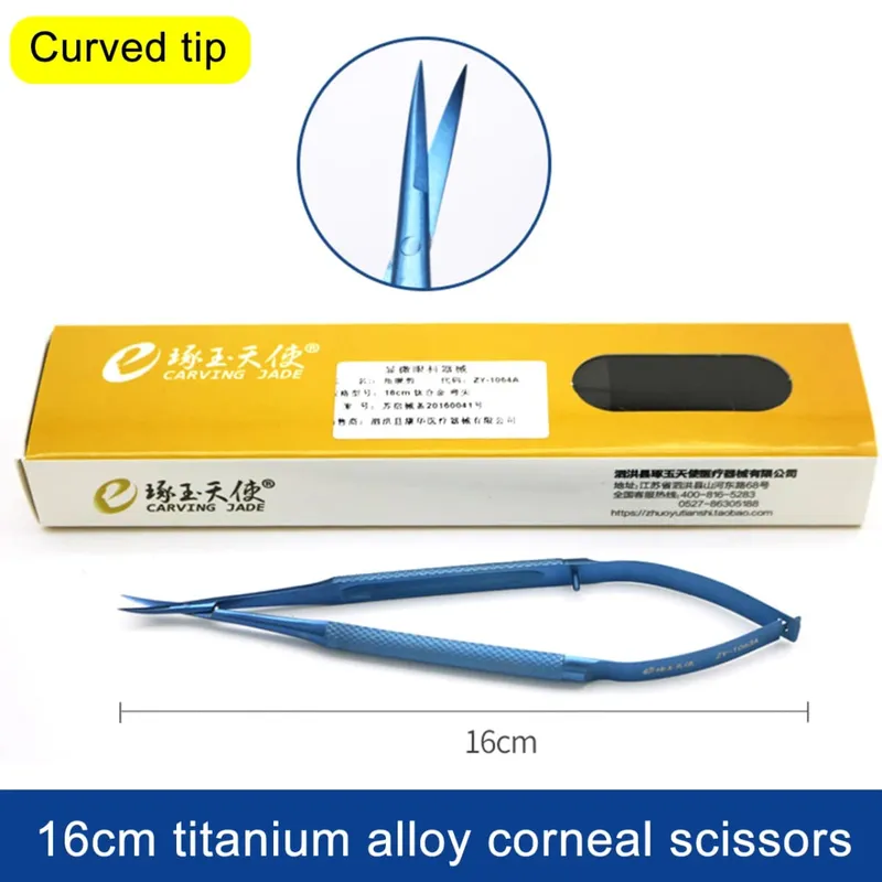 Ophthalmic surgery corneal scissors cosmetic surgical tools surgical medical micro scissors