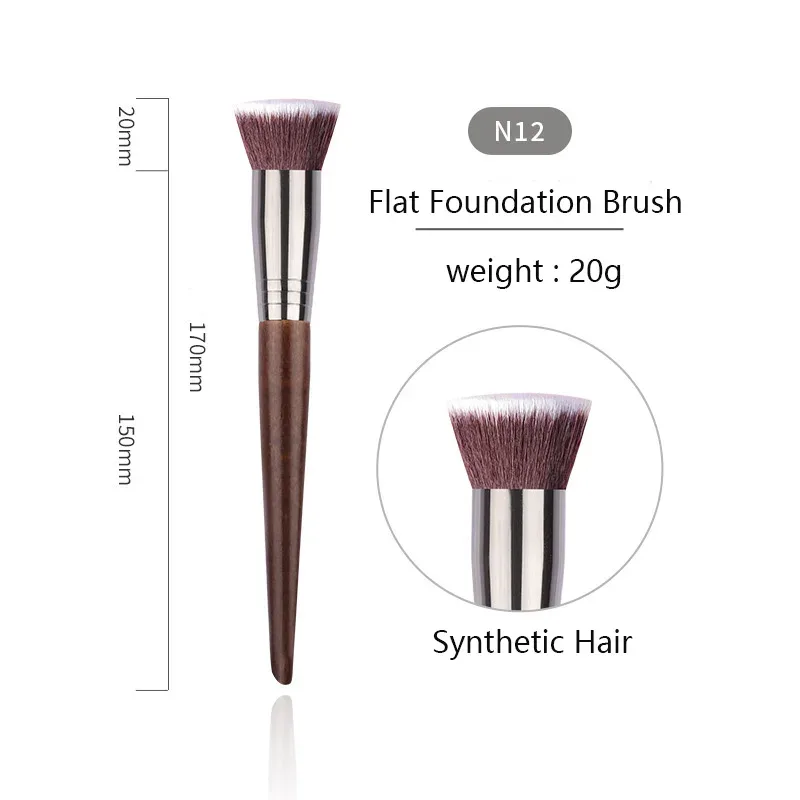 OVW Animal Hair Makeup Brush Complete Set 28PCS Lip Brushes Eyeshadow Brush Soft Makeup Brush Beauty Tools Smudge Brush Single — image 16