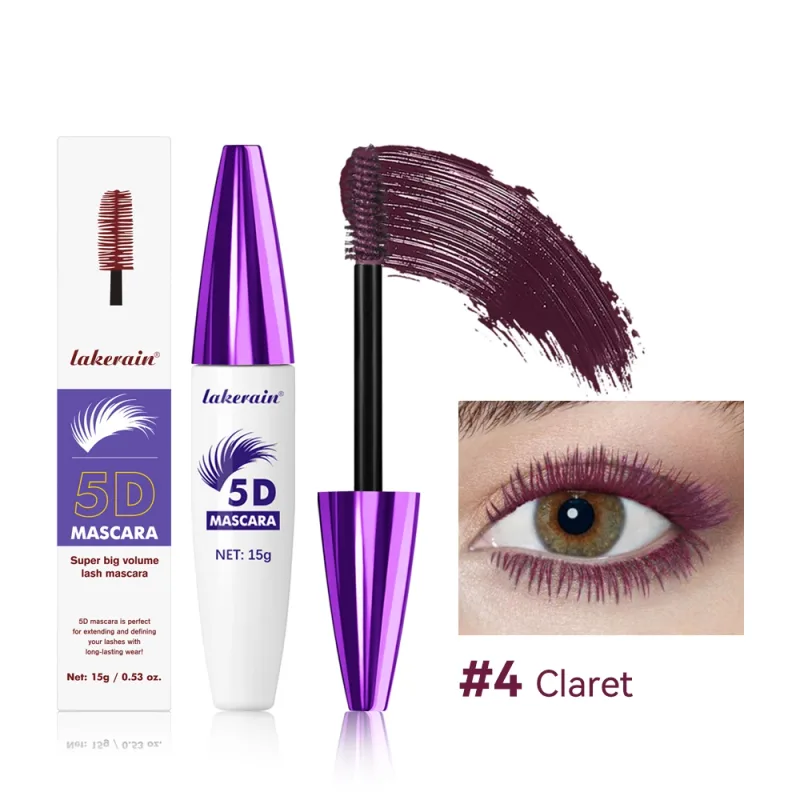 5d Mascara for All Eye Lash Mascara Waterproof Lengthening and Volume Cosmetics Makeup Woman Eyelash Black Brown Effect Extended