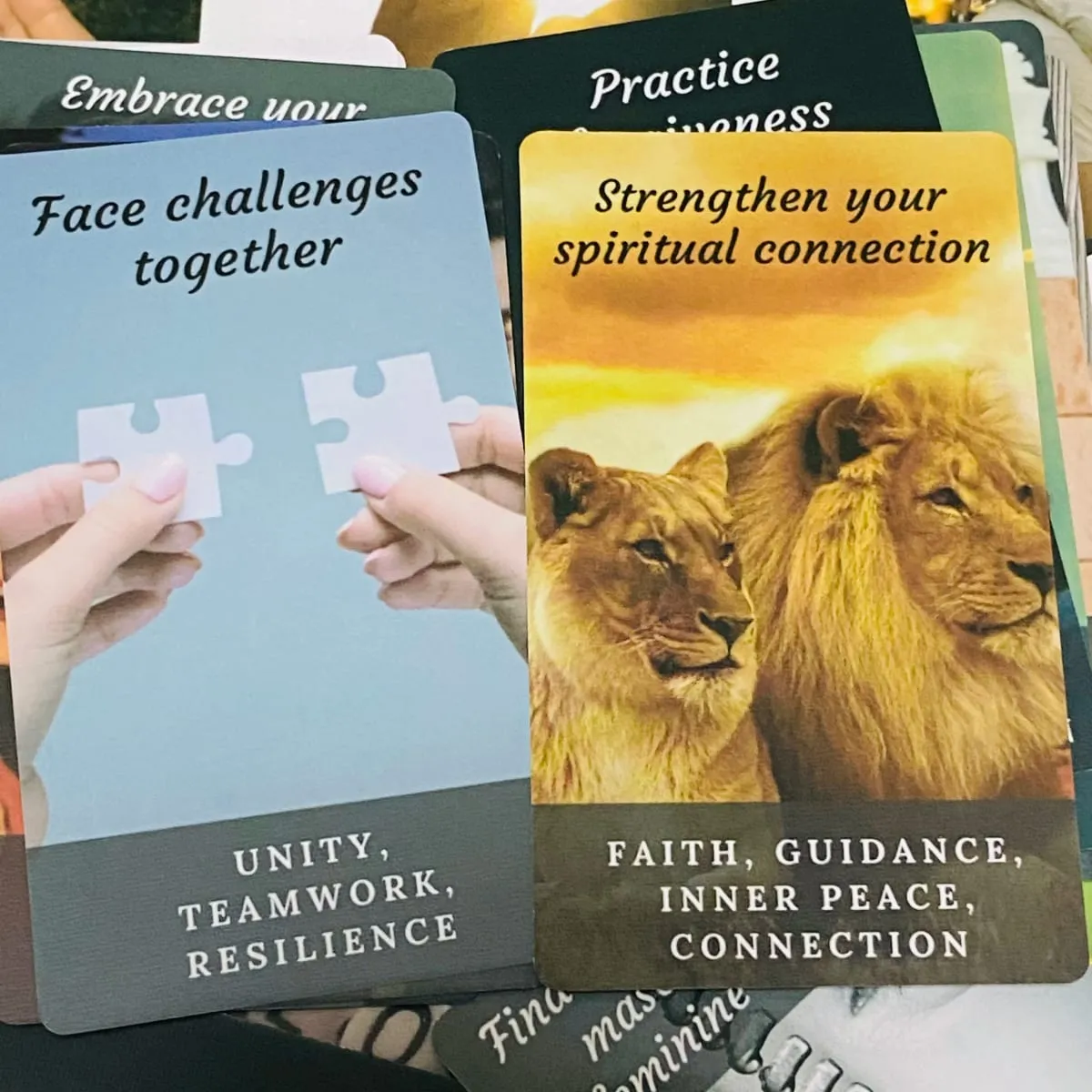 Spirit Advice Oracle Cards 47 Deck English Version Spirit Board Games with Keywords on Cards — image 4