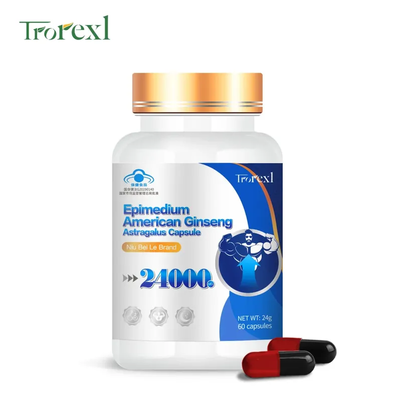 Epimedium Ginseng Capsules Male Power Enlarge Supplement– Huge-Vitalize Pills for Maximum Performance & Pleasure