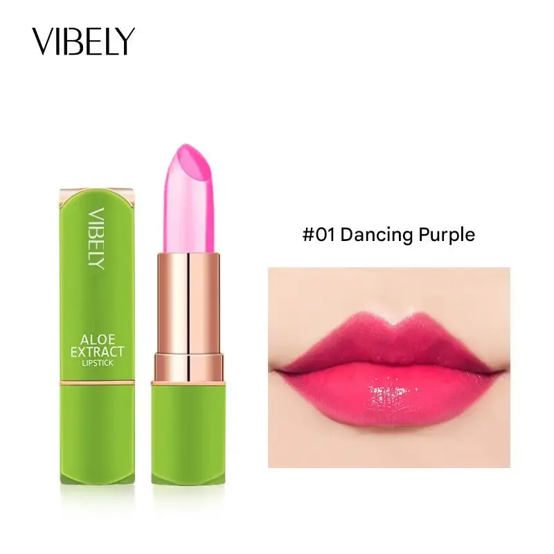 7 Color Mood Changing Lip Balm Natural Aloe Vera Long Lasting Moisturizing Lipstick for Women Color-Shifting Makeup — image 9