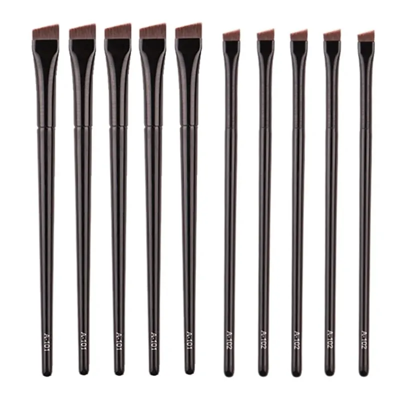 5/10/20/50 Pcs Brow Contour Makeup Brushes Eyebrow Eyeliner Brush Professional Super Thin Angled Liner Eye Brush Make Up Tools — image 13