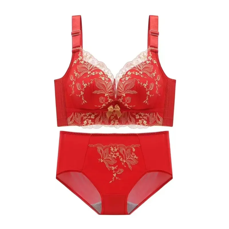 Sexy Lace Bra Push Up Soft Bra Small Breast Gathering Anti-Sagging Lace Women Underwear Adjustable Lingerie — image 13