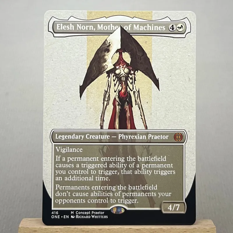 DMU ONE RNA HOLO12-Ⅰ03 TCG Proxy Cards Vampiric Tutor Elesh Norn Mother of Machines Sheoldred the Apocalypse