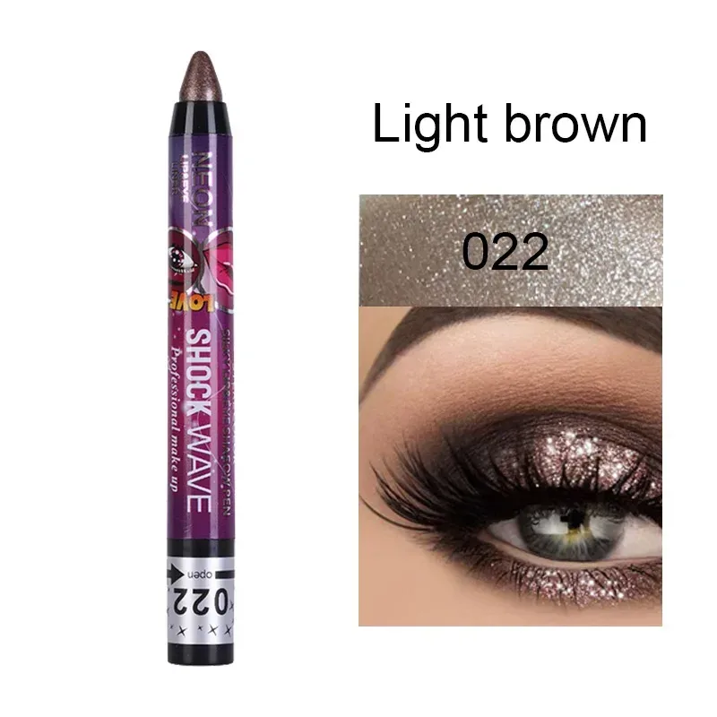 2 In 1 Eyeshadow Lipstick Stick Pencil Waterproof Glitter Matte Eye Shadow Makeup Pigment Eyeshadow Pen — image 8