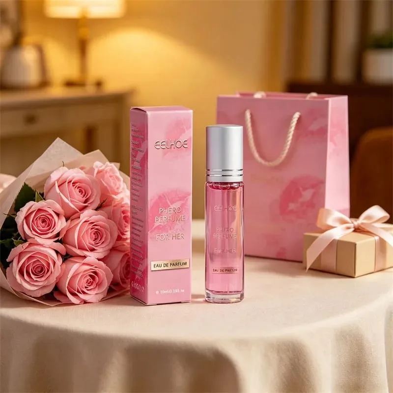 10ml Pink Rollerball Phero Fragrance Long Lasting Scent Portable Body Dating Essential For Man Women — image 4