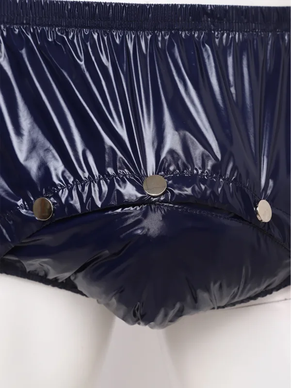 Waterdichte luierbroekjes voor heren met drukknoppen aan de voorkant Anti-lek adaptieve ondergoedshorts voor ouderen met speciale behoeften — image 2