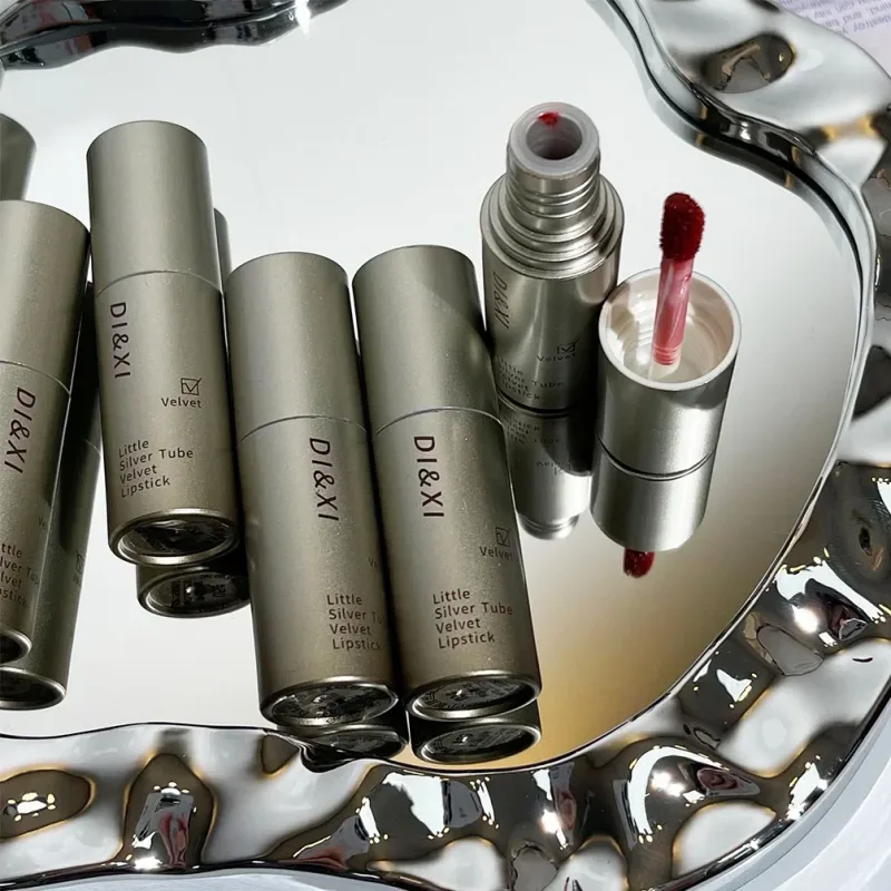 Matte Finish Lip Glaze Velvet Texture Whitening And Nourishing Lipstick For All Skin Types Available In Multi Colors — image 3