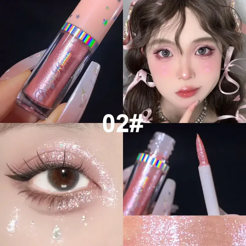 Blue Sequins Liquid Eyeshdaow Glitter Gel Shiny Metallic Eyeliner Pen Diamond Shimmer Waterproof Eye Beauty Party Makeup Tool — image 8