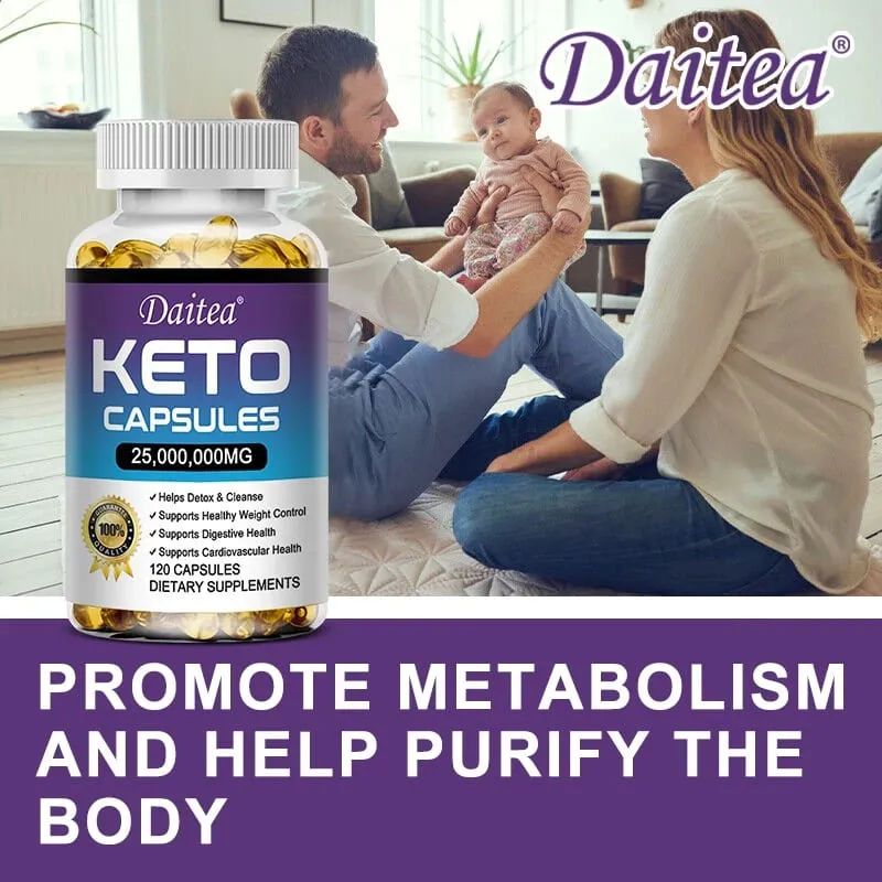 Organic Keto Detox Capsules - Flat Belly Deep Cleansing Detox Provides Energy Fat Burning Appetite Suppressant — image 4