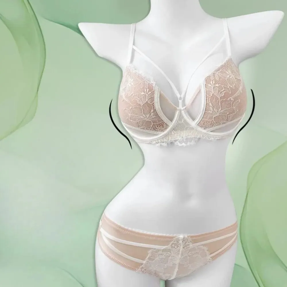 1. BANERDANNI Sexy Pure Desire Bra Set Big Bust Minimizer Push Up Side Support Anti Sagging Anti‑widening Lingerie Hot Sale Best — image 6