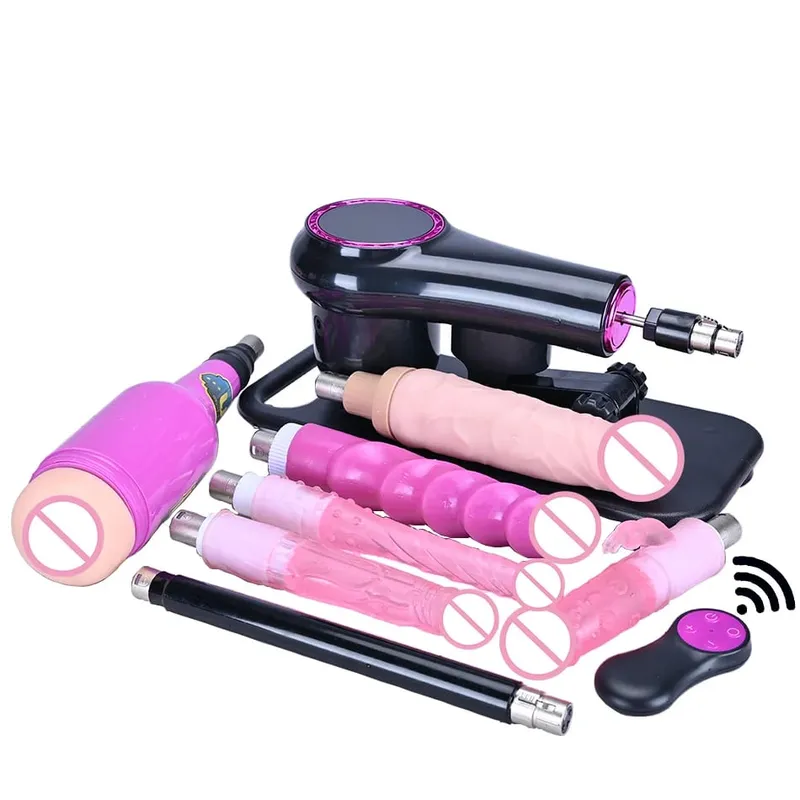 sex machine thrusting love machine automatic telescopic vibrator with Different Dildo Attachments Toys Sex toys — image 10