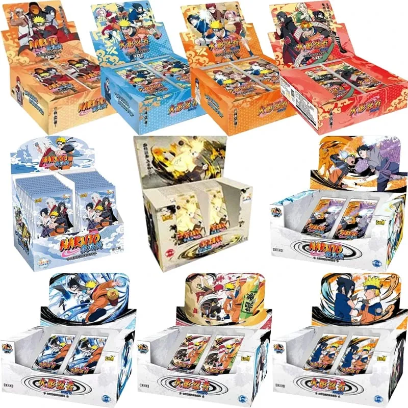 Genuine Naruto Cards Box Anime Figure Card Booster Pack Sasuke Collection Flash Card Toy Birthday Christmas Gift for Kids — image 1