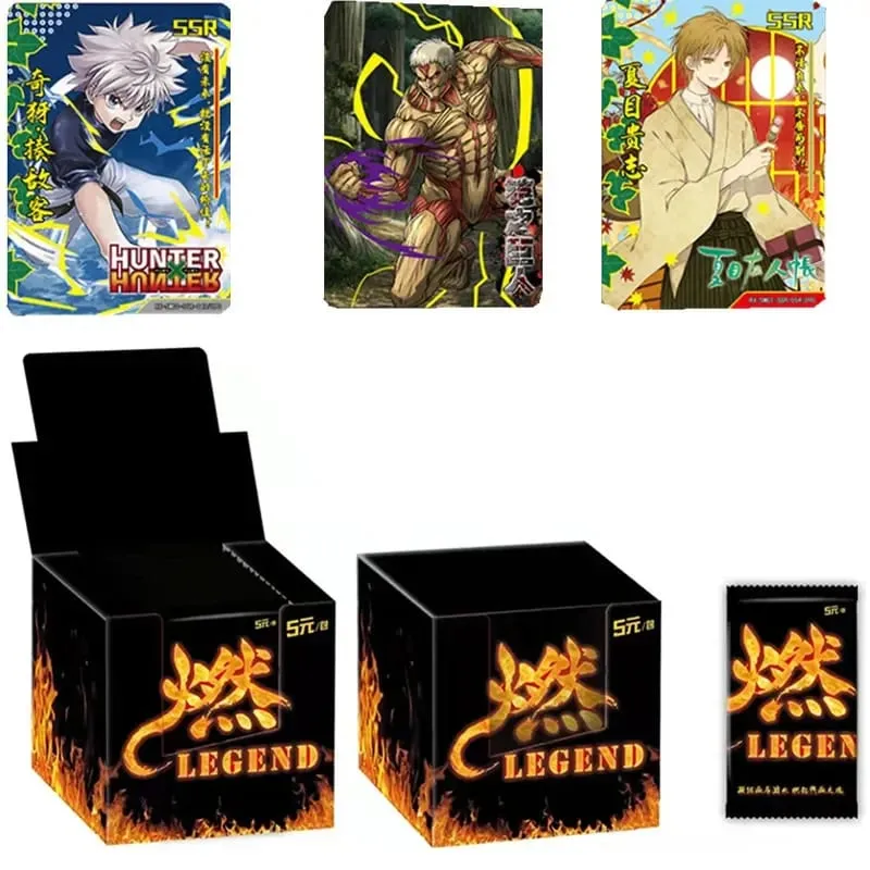 Collection Anime Attack on Titan Card SHIKISHIMA EREN Saitama Rare Character Game Card Toy Children Birthday Gift — image 1