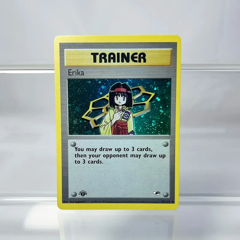 PKM Cards 1st Edition Gym Challenge 1996 Base Set Single Foil Cards Mewtwo Gengar Raichu Game Collection Cards PTCG Proxy Cards — image 21