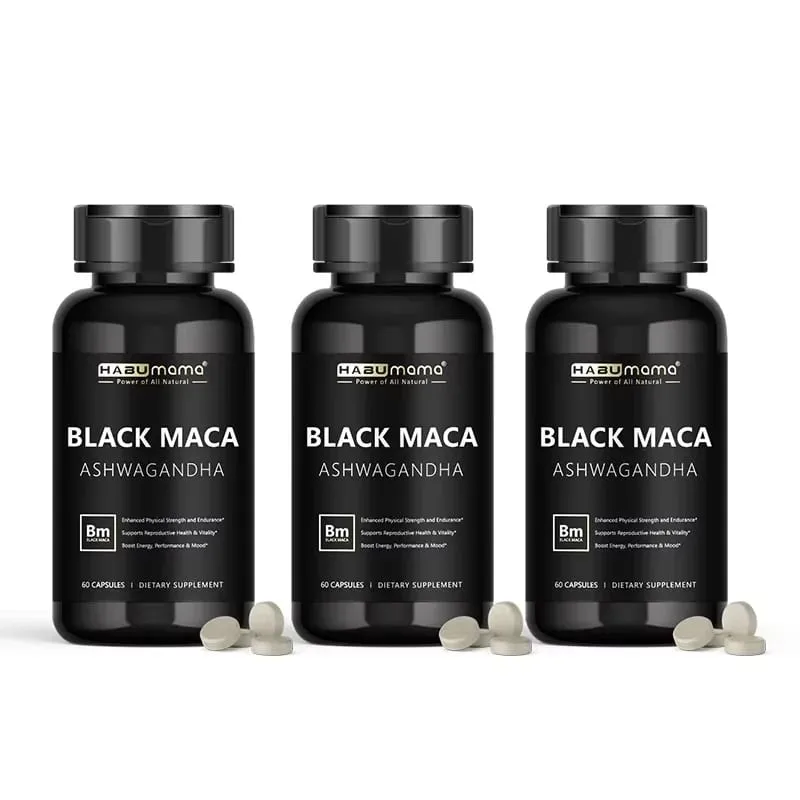 Black Maca Root + Ashwagandha Supplement for Men Stamina Control System Rock-Hard Performance Confidence Discreet Shipping — image 10