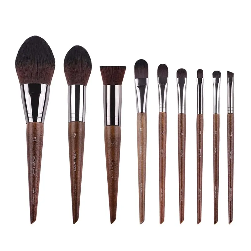 2pc/35pcs MF Natural Wood Soft Makeup Brushes Powder Foundation Concealer Make Up Brush Blush Synthetic Hair Shadow Tools — image 24