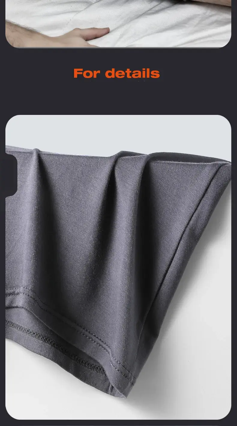 Mens Underwear Modal Boxers Shorts Homme Solid Panties Breathable Separation Bullet Pouch Long Leg Underpants Large Size XL-6XL — image 8