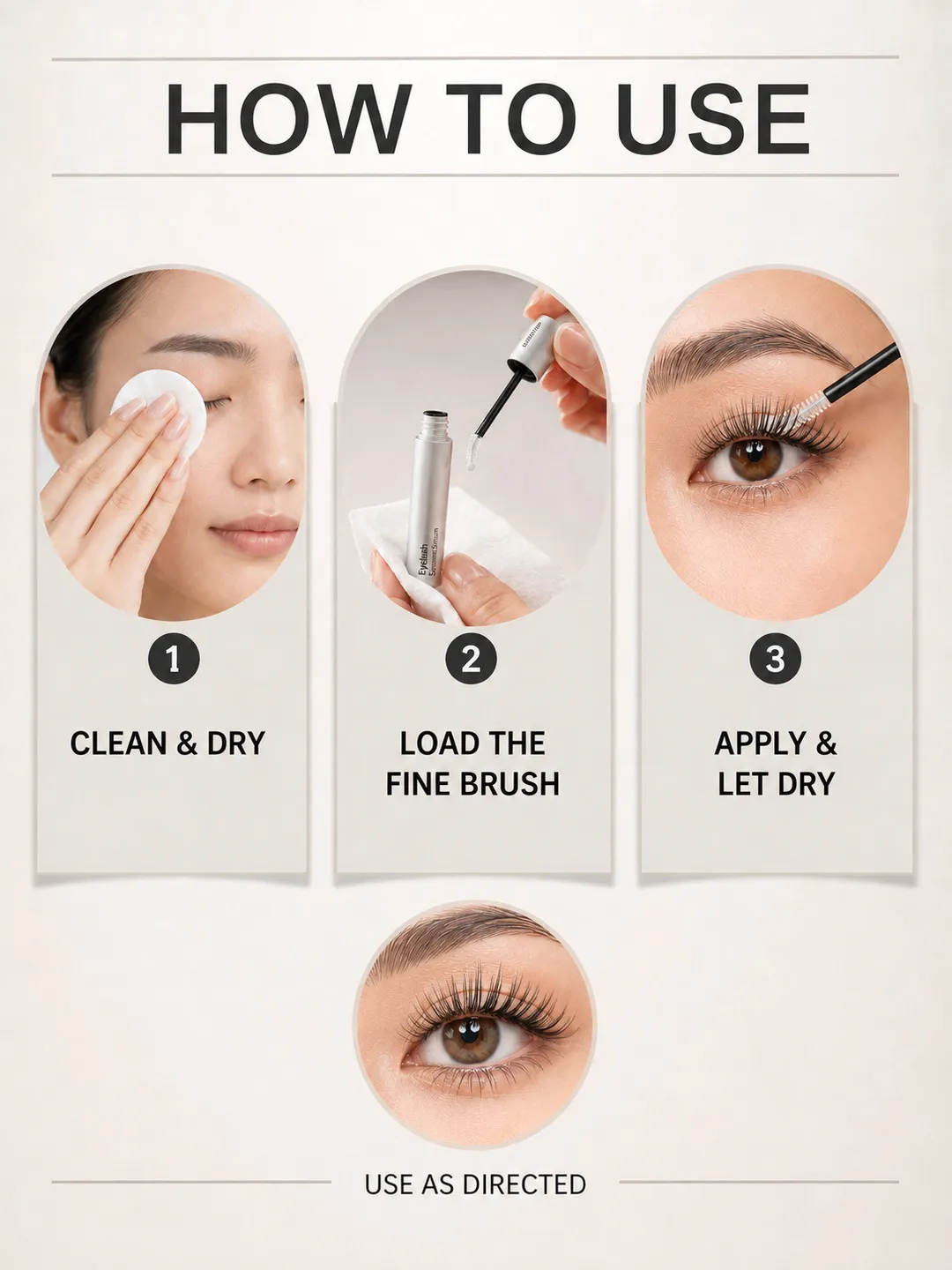 Fast Natural Curling Eyelash Essence – Precision Brush for Defined Eye Makeup Lightweight Hydrating Formula Daily Lash Care — image 4