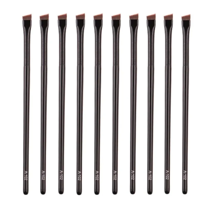 5/10/20/50 Pcs Brow Contour Makeup Brushes Eyebrow Eyeliner Brush Professional Super Thin Angled Liner Eye Brush Make Up Tools — image 14
