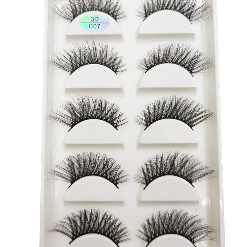 15 Style 5 Pairs 3D Eyelashes Natural False Eye Lashes Thick Faux Mink Lashes Soft Fake Eyelash Wispy Makeup Cilios — image 16