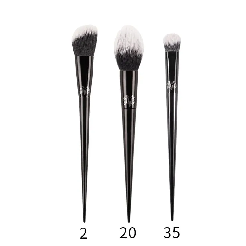 Kat Von D Makeup Brush Set & Kit Foundation Blush Highlight Concealer Powder Sculpting Eyeshadow Brush KVD Brand Makeup Brush — image 12