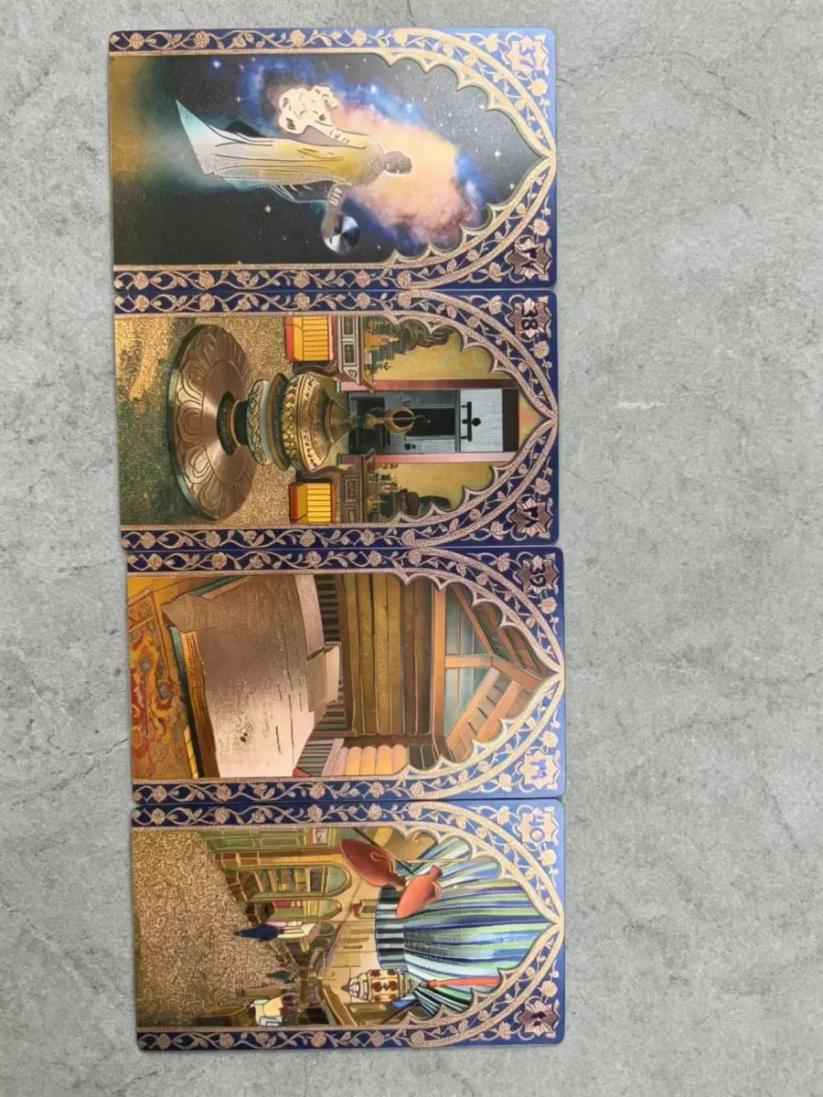 Карты Oracle Rana George Lenormand, 40 шт., водонепроницаемые ПЭТ-карты 12*7 см для гадания и гадания